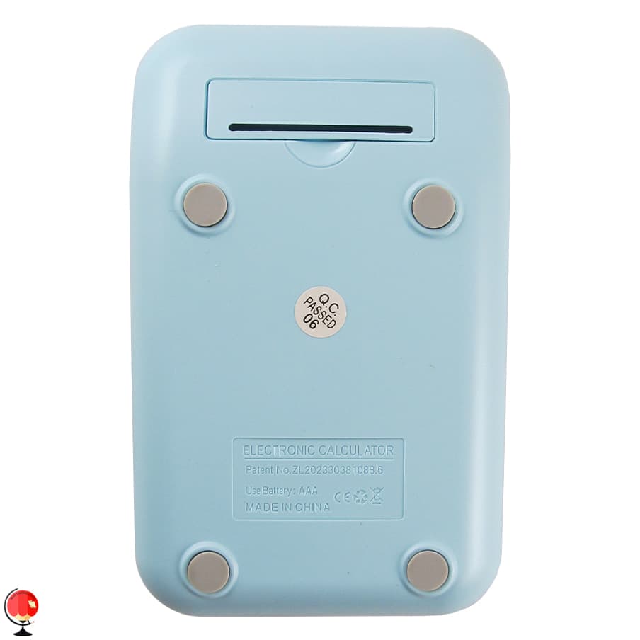 ماشین حساب فانتزی رنگی Runzon مدل RZ.819 آبی — تصویر ۳