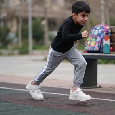 کفش ورزشی بچه گانه فرد طرح نایک Just Do it — تصویر ۱۲