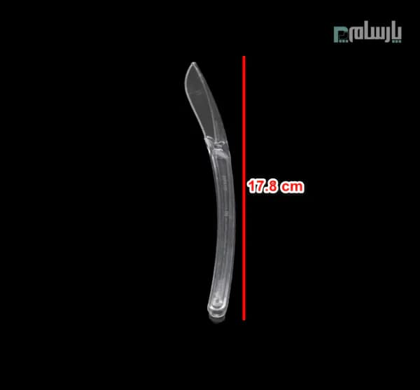 کارد یکبار مصرف مدل موج شفاف — تصویر ۲