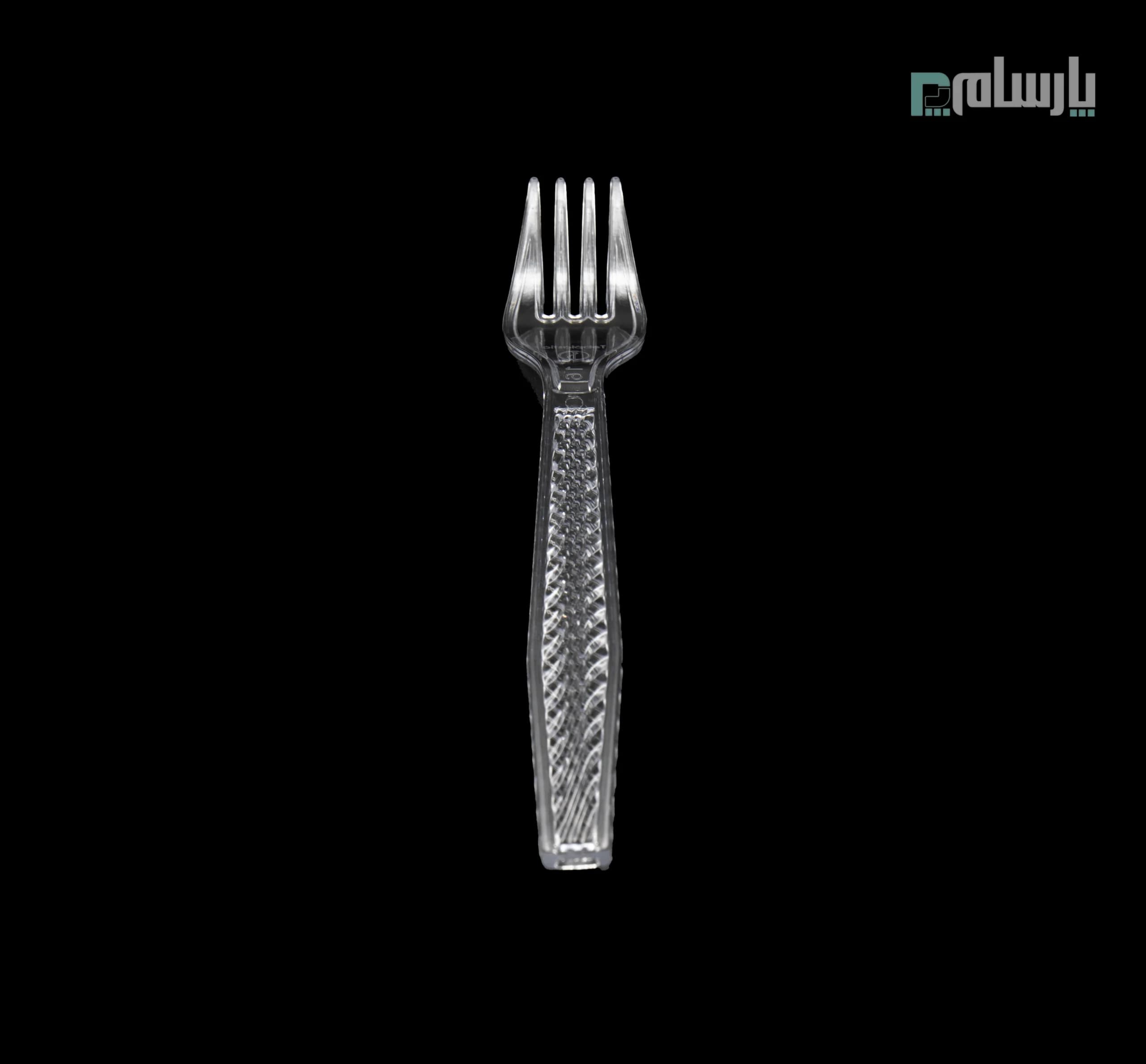 چنگال یکبار مصرف رم شيشه اي