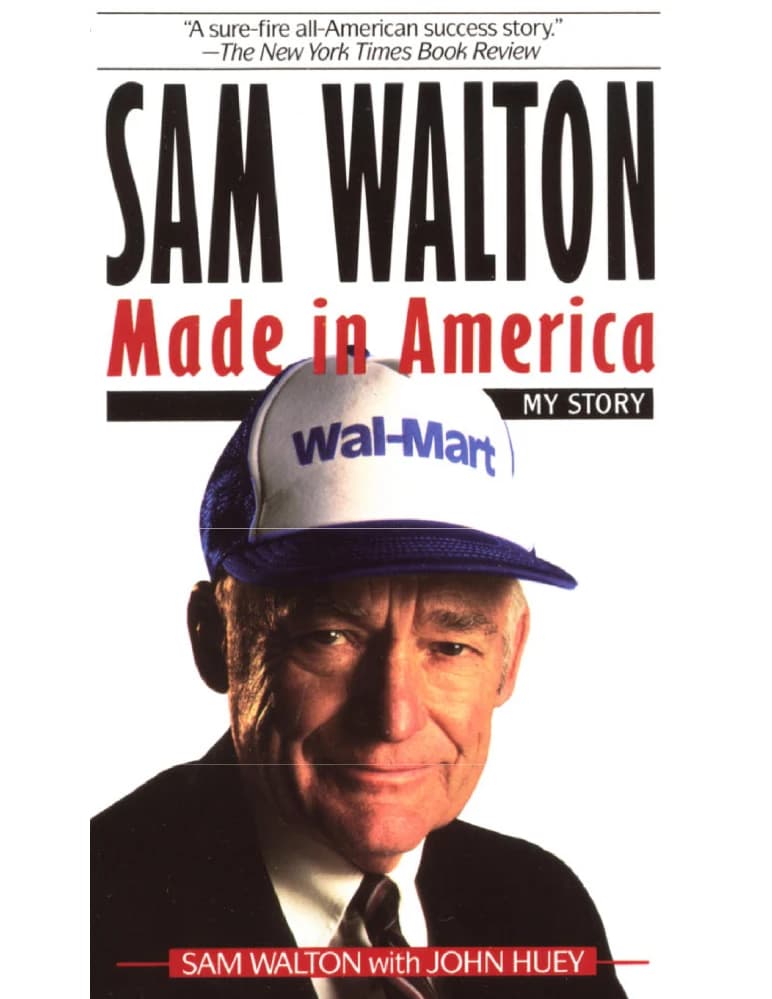 کتاب Sam Walton: Made in America (سم والتون: ساخت آمریکا) نسخه انگلیسی PDF | سم والتون, جان هویی
