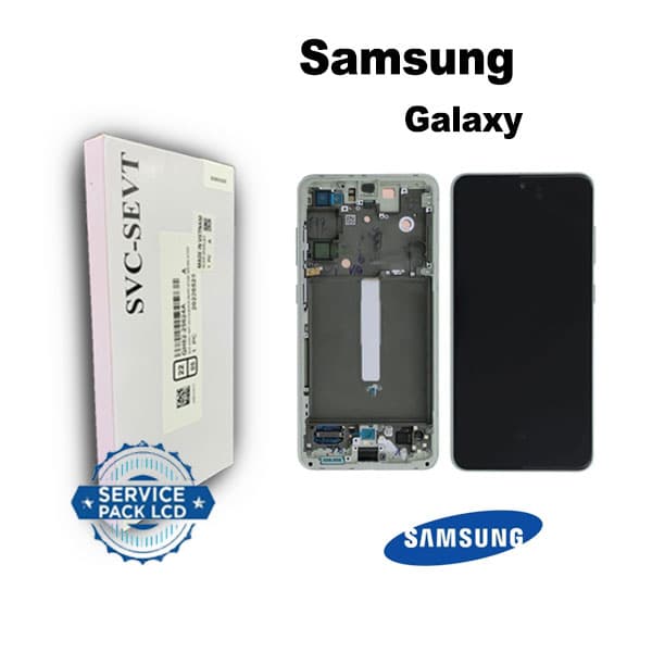 تاچ ال سی دی گوشی موبایل سامسونگ SAMSUNG S21 FE / G990 اورجینال بافریم — تصویر ۲