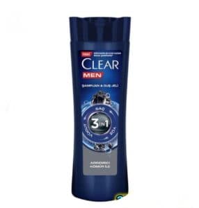 شامپو ضدشوره سه در یک ( سر و بدن و صورت) 350 میل شستشوی عمیق ( زغال) کلییر clear