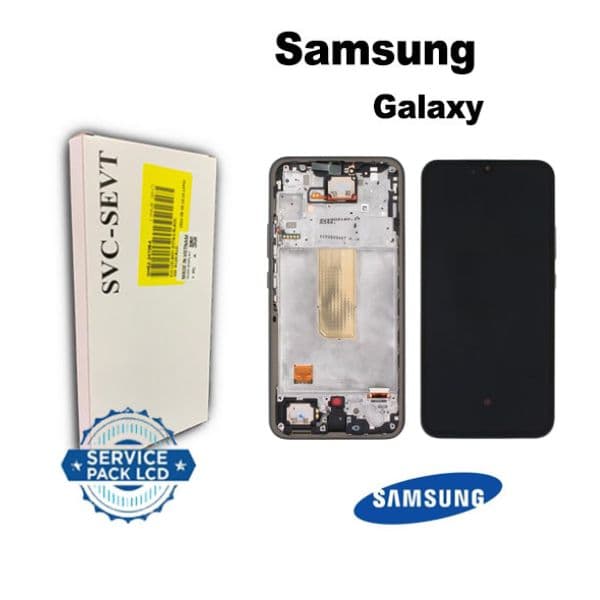 تاچ ال سی دی گوشی موبایل سامسونگ SAMSUNG A34 / A346 اورجینال سرویس پک شرکتی بافریم — تصویر ۴