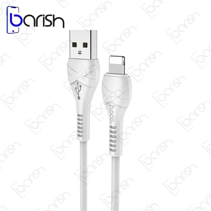 کابل دیتا و شارژ USB به لایتنینگ هوکو مدل X37
