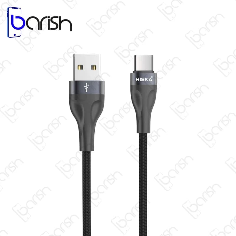 کابل دیتا و شارژ USB به Type-C هیسکا مدل LX-830C