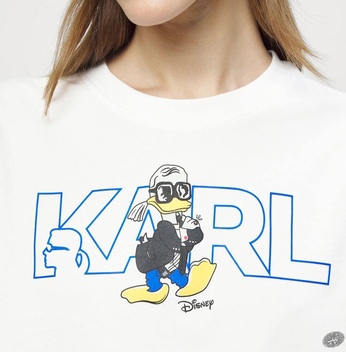 تیشرت طرح کارل Karl legerfeld دیزنی — تصویر ۲