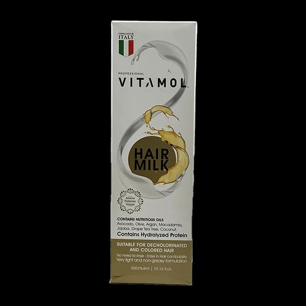 شیر مو ویتامول VITAMOL مدل Hair Milk 12×1 – آبرسان، ترمیمکننده و نرمکننده مو، حجم ۳۰۰ میلیلیتر — تصویر ۲