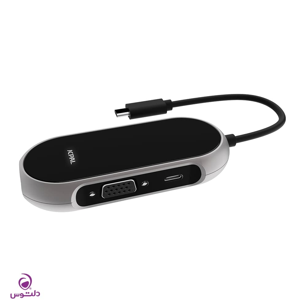 هاب 6 پورت USB-C جی سی پال مدل JCP6253 — تصویر ۲