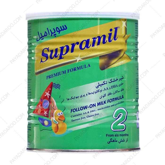 شیر خشک سوپرامیل 2 فاسکا 400 گرم