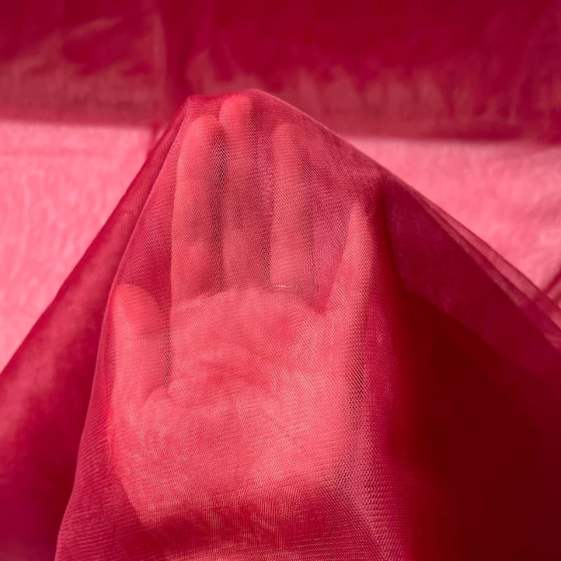 پارچه تور سانول زرشکی — تصویر ۲