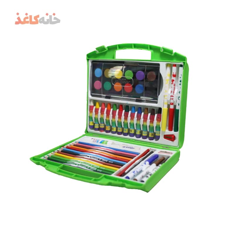 کیف ست نقاشی سبز آریا — تصویر ۲