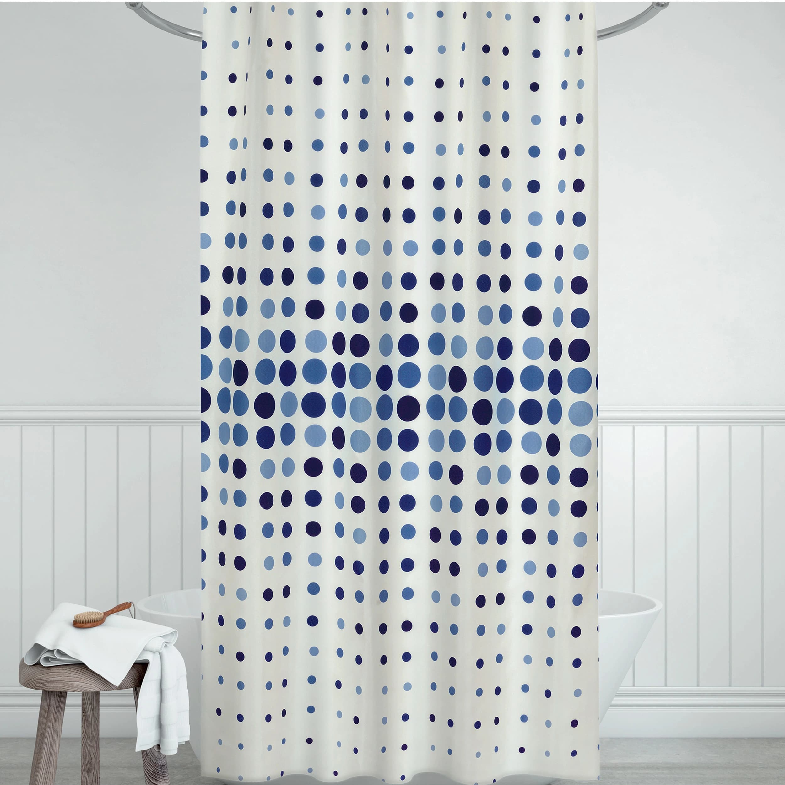 پرده حمام دلفین کد Ev-4961 v1 سایز 200×180 سانتی متر
