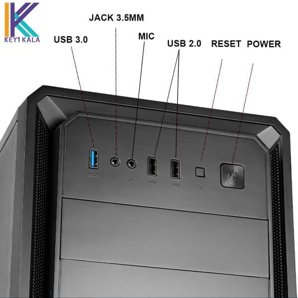 کامپیوتر دسکتاپ اسمبل شده KTEK GEN9-i58S1 — تصویر ۳