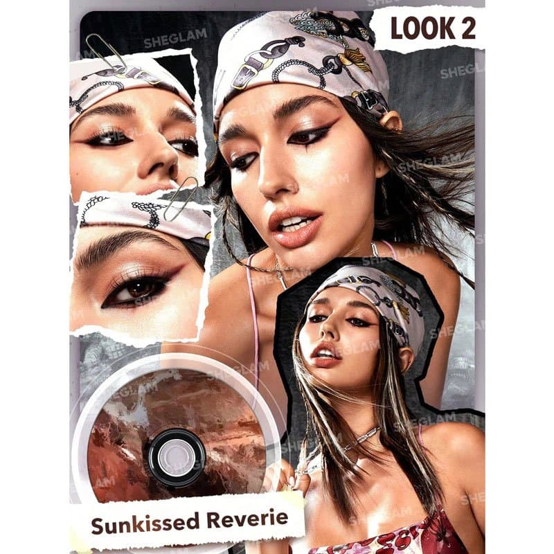 پالت سایه شیگلم SHEGLAM مدل VINYL POP COLOR رنگ SUNKISSED REVERIE — تصویر ۳