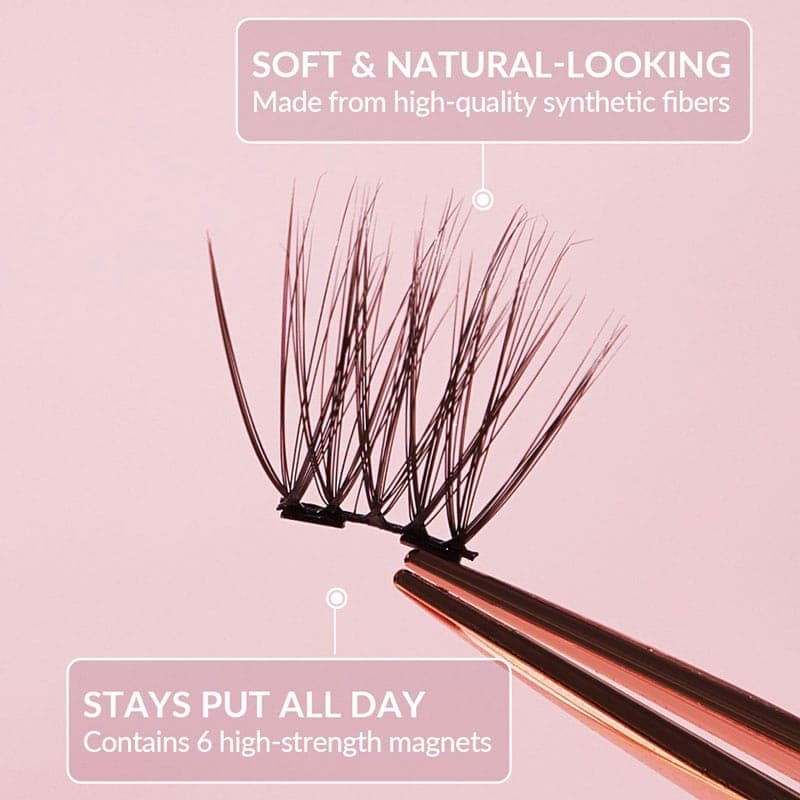 ست مژه مصنوعی و خط چشم مگنتی شیگلم SHEGLAM مدل Magnetizing Eyes Sexy & Segmented Lash + Liner Set — تصویر ۶