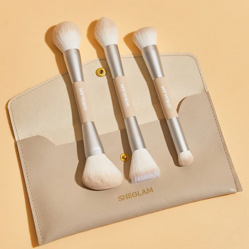 ست براش آرایش صورت شیگلم SHEGLAM مدل Glam 101 Face Essentials Brush Set — تصویر ۲