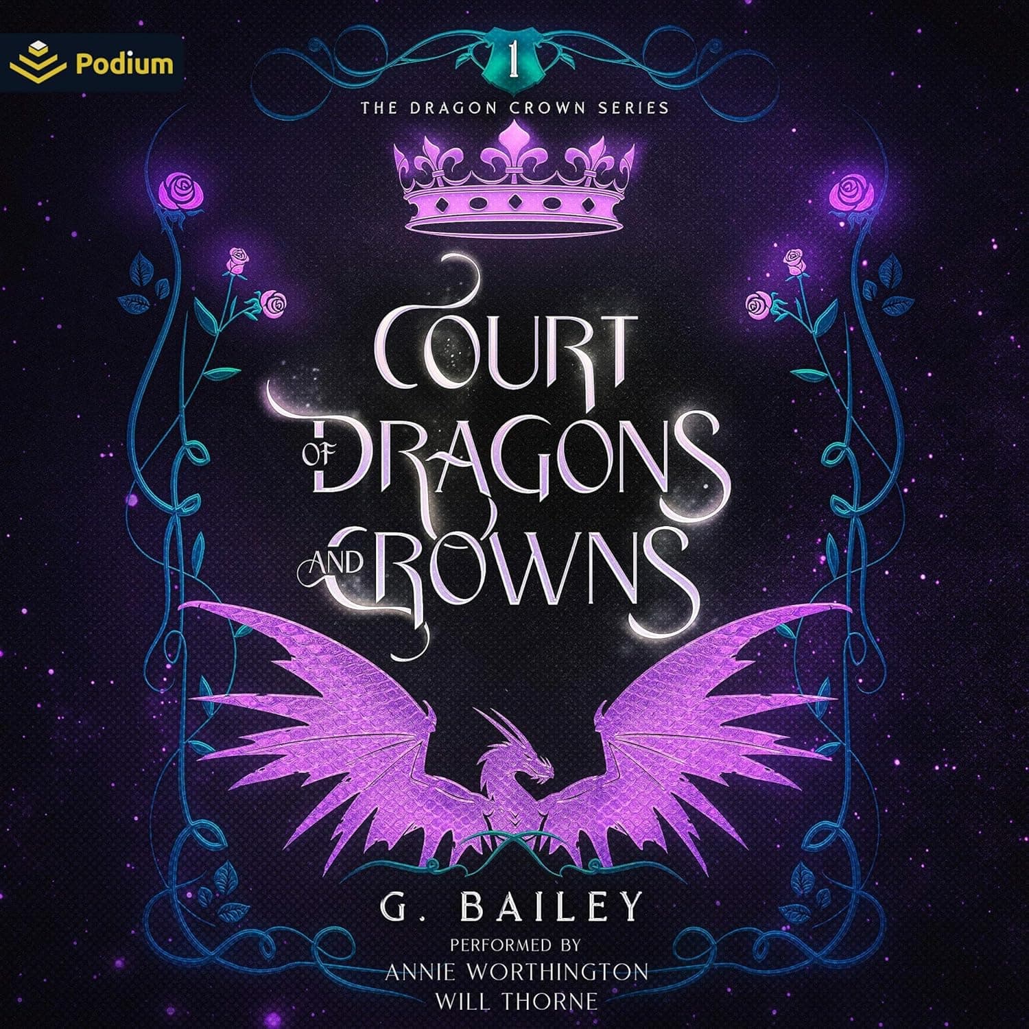 کتاب Court of Dragons and Crowns (دربار اژدهایان و تاجها) نسخه G. Bailey | PDF