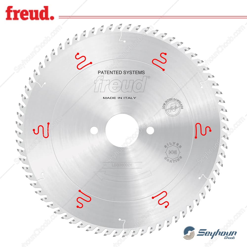 تیغ اره الماسه پانل بر قطر 38 سانتی متر 72 دندانه فرود مدل FREUD LSB38002