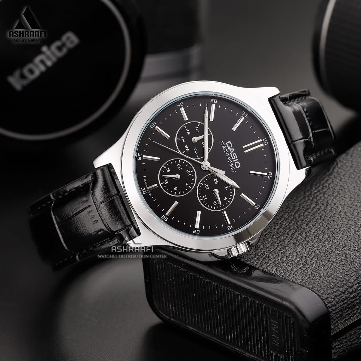 ساعت کاسیو بند چرمی Casio MTP-V300L-1A — تصویر ۳