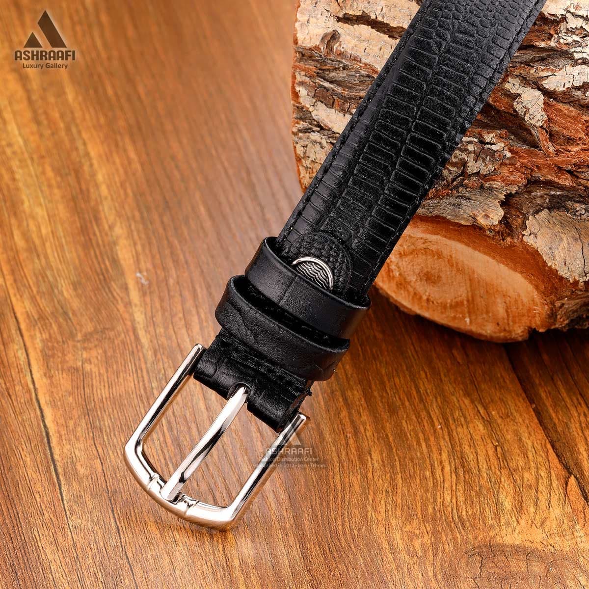کمربند زنانه چرمی Leather Belt BL58 — تصویر ۲