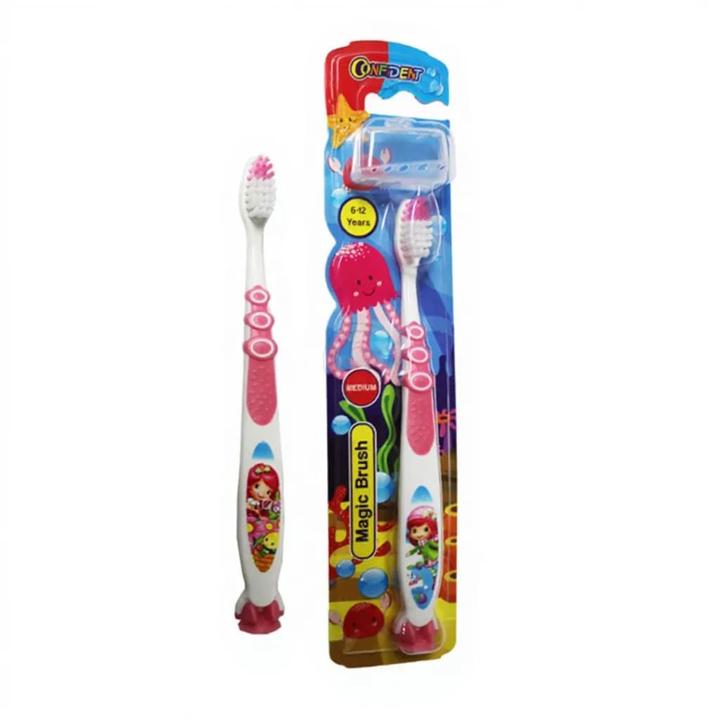 مسواک کودک کانفیدنت مدل Magic Brush (مجیک براش) با برس متوسط — تصویر ۵