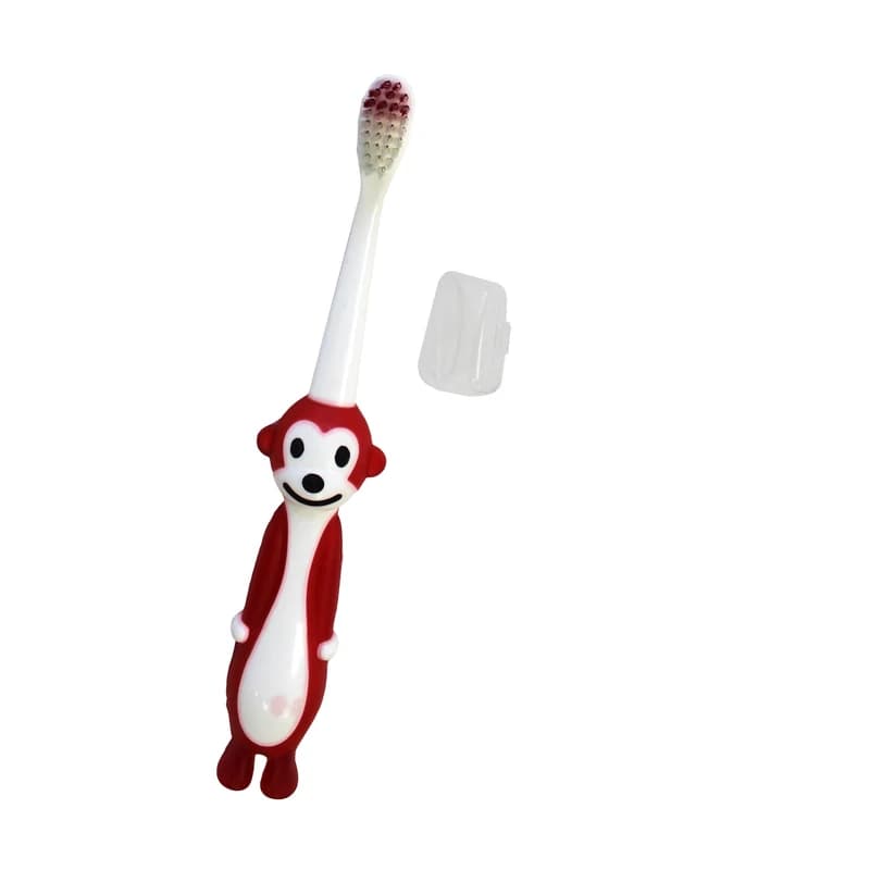 مسواک کودک کانفیدنت مدل Tiny Monkey (میمون کوچک) با برس خیلی نرم (Ultra Soft) — تصویر ۷