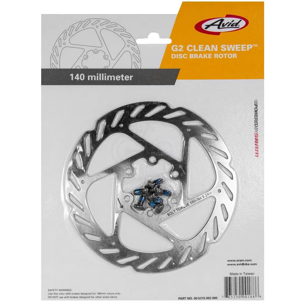 خرید روتور ترمز AVID G2 Clean Sweep 140mm