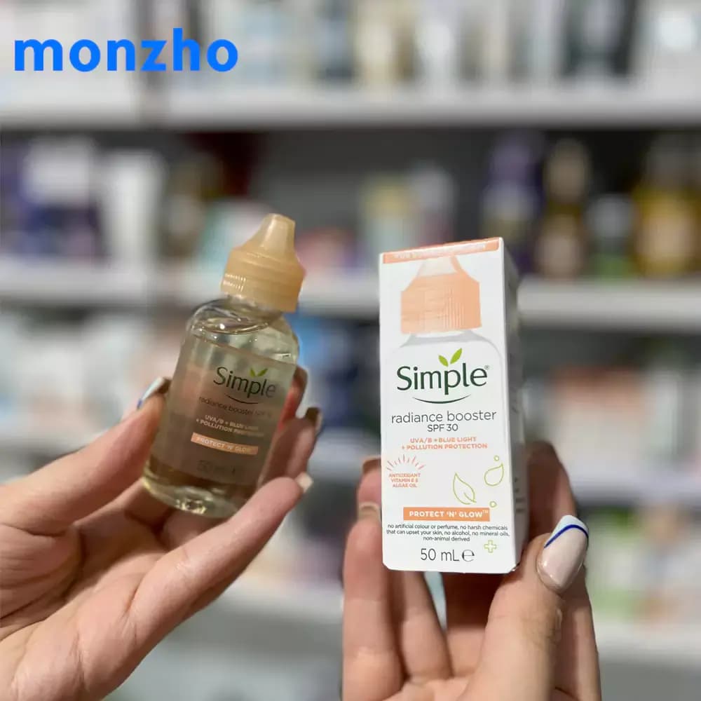 سرم روشن کننده simple سیمپل با SPF30 مناسب پوست کدر و خسته 50 میل — تصویر ۲