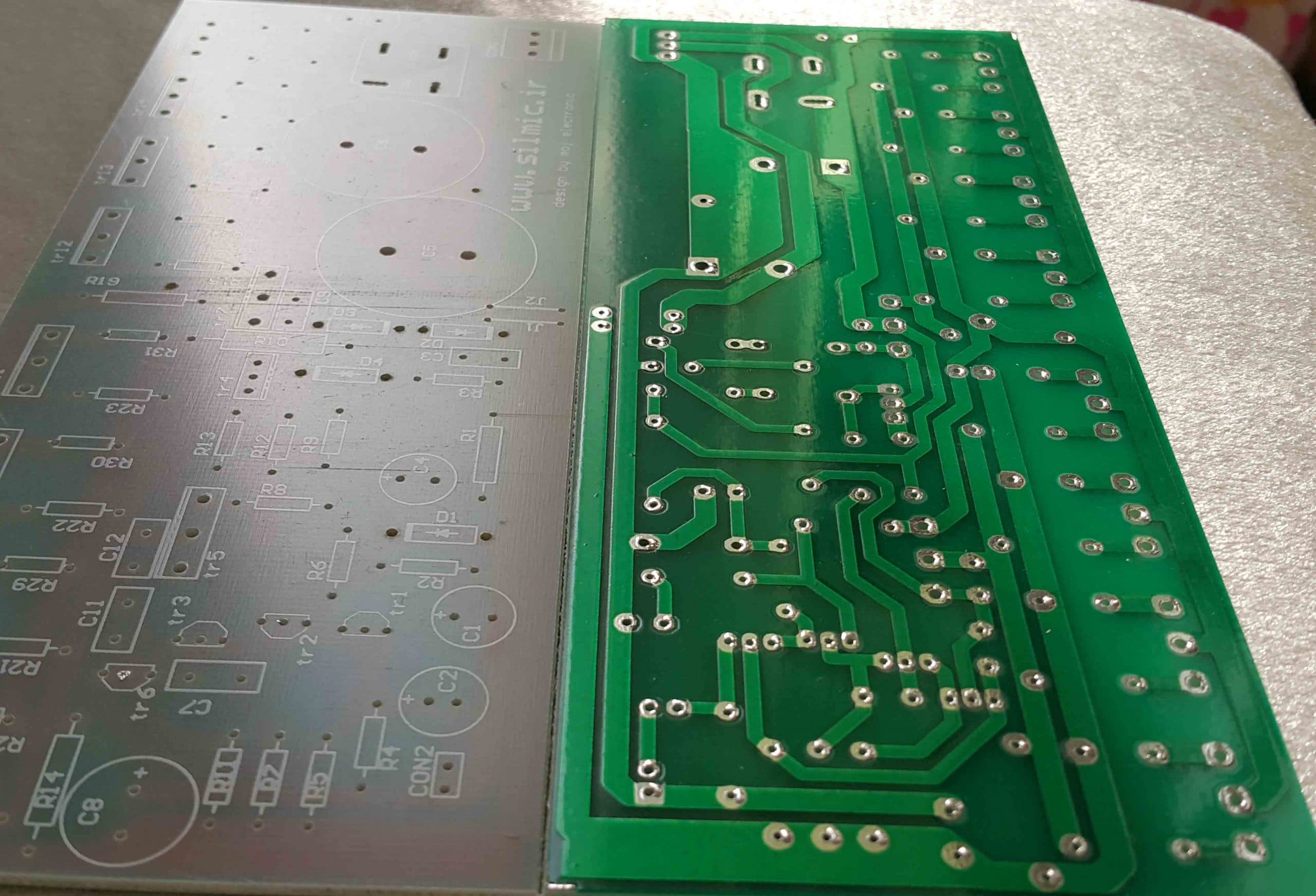 برد pcb خام پاور آمپلی فایر 400 وات تمام ترانزیستوری با بهترین فیبر فایبرگلاس