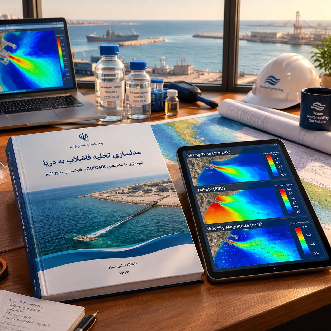 دانلود فایل متنی پروژه محیط زیست دریایی و هیدرودینامیک دریا ( نسخه پی دی اف PDF)