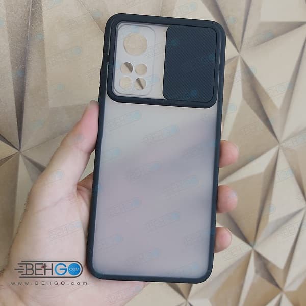 قاب شیائومی mi10 t کاور پشت مات محافظ لنزدار کشویی گارد Mi 10T Pro / M10t — تصویر ۲