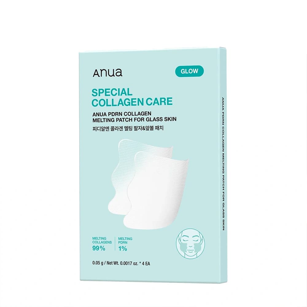 پچ کلاژن ذوب شونده PDRN پوست شیشه ای آنوا پک 4 عددی