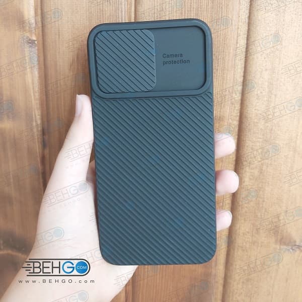 قاب گوشی هواوی Nova 7i قاب سیلیکون خشابی با محافظ لنز دوربین Original Silicone Cover for Huawei Nova 7i/p40 lite — تصویر ۴