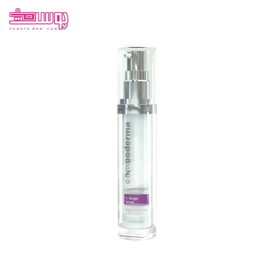 سرم ضد لک کامپودرما حاوی ویتامین سی حجم 30ml