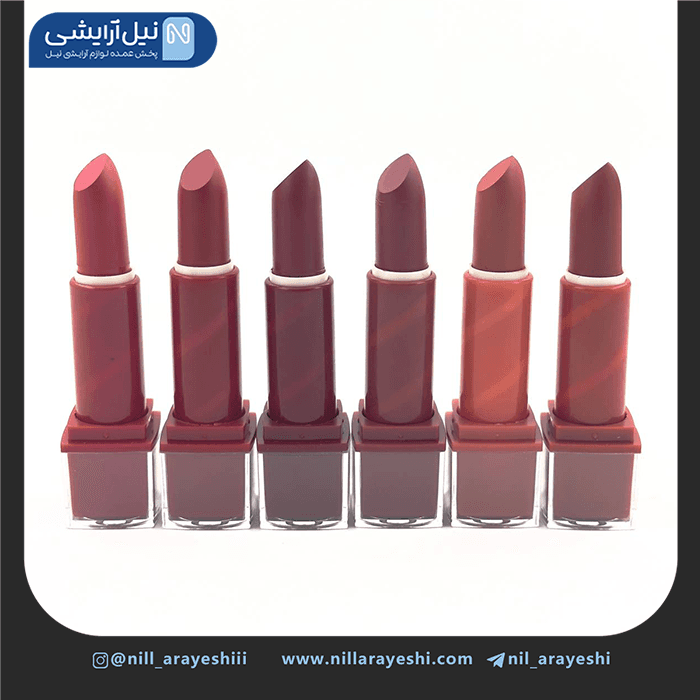 رژ لب جامد استیکر دار خرسی کالر کاستل کد 8093 — تصویر ۳