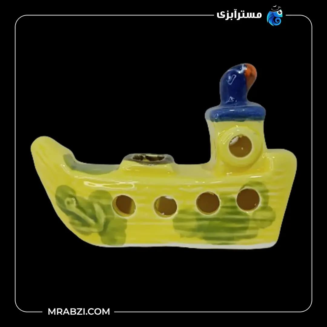 سفال رنگی قایق بزرگ مدل mr40 — تصویر ۳