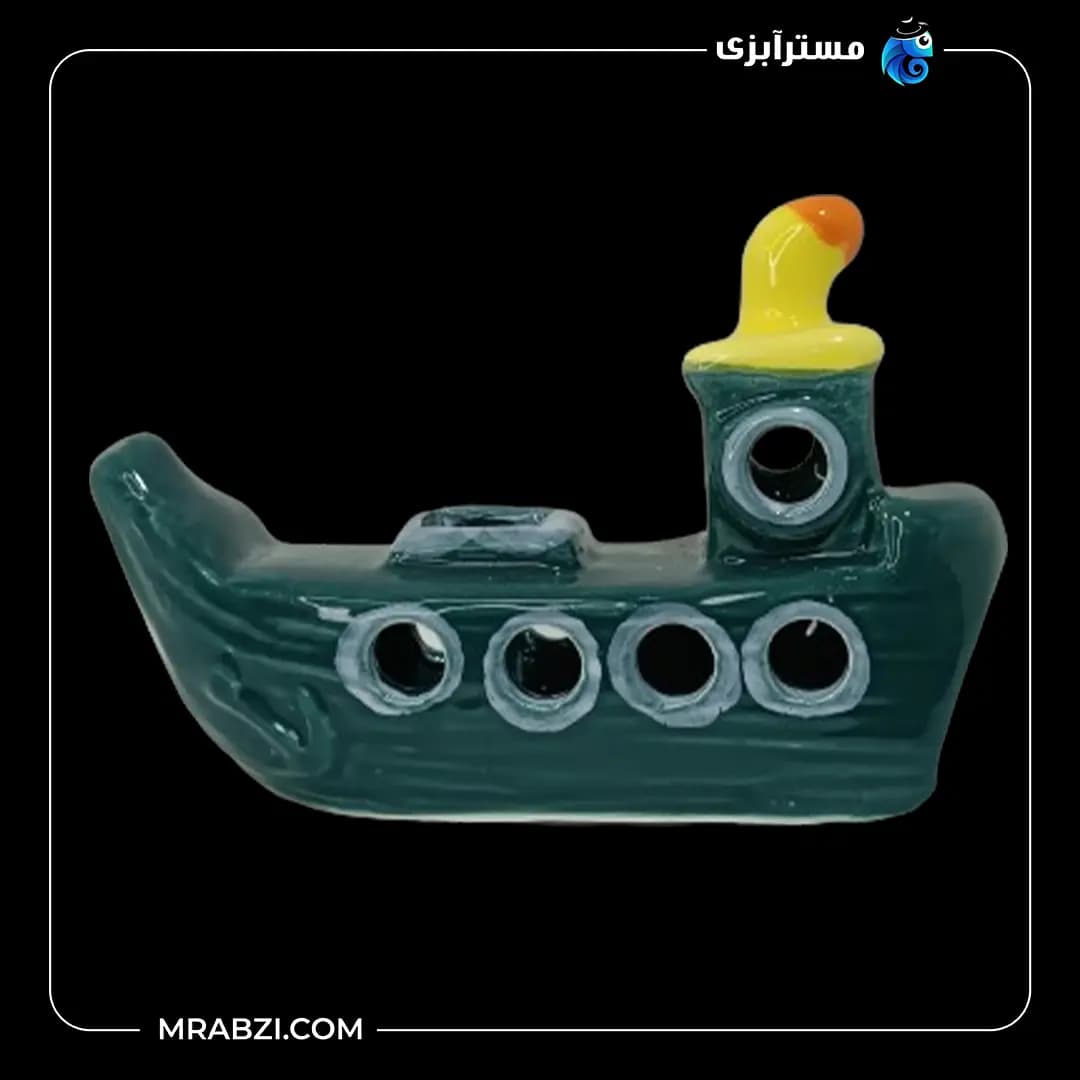 سفال رنگی قایق بزرگ مدل mr40 — تصویر ۵