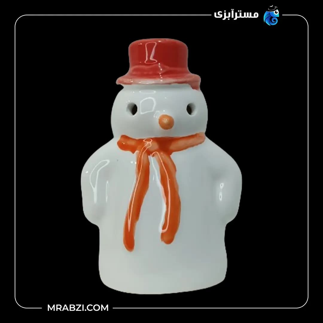 سفال رنگی آدم برفی مدل Mr45 — تصویر ۲