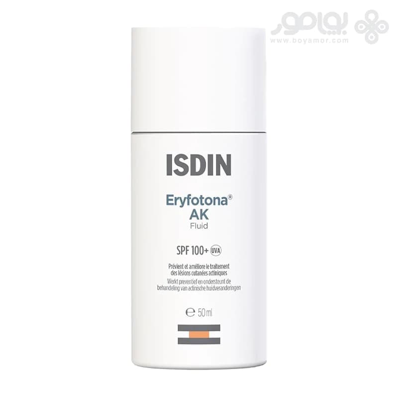 فلوئید ضد آفتاب ایزدین SPF100 مدل ERYFOTONA AK حجم 50 میل
