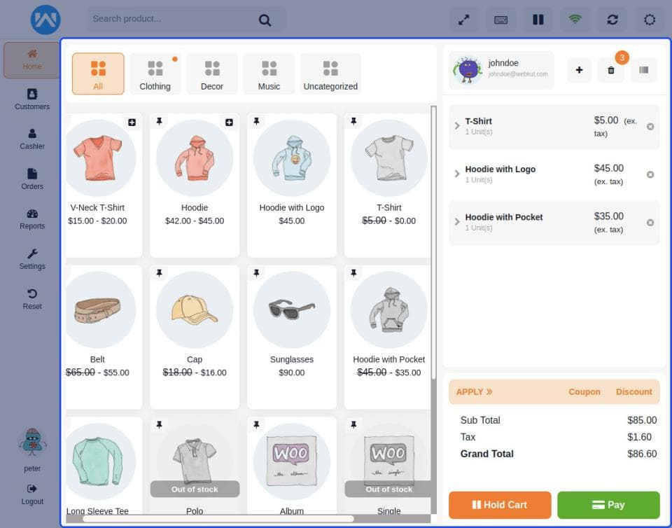 افزونه Webkul Point of Sale System for WooCommerce اتصال فروشگاه فیزیکی به ووکامرس 5.1.0 — تصویر ۷