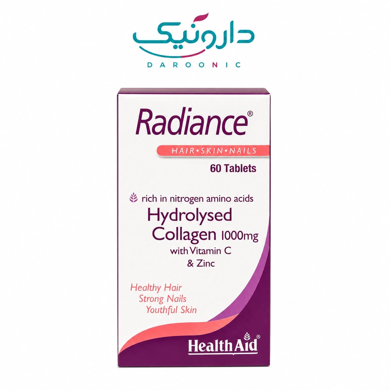 قرص رادیانس هلث اید 60 عددی HealthAid Radiance 60 Tablets