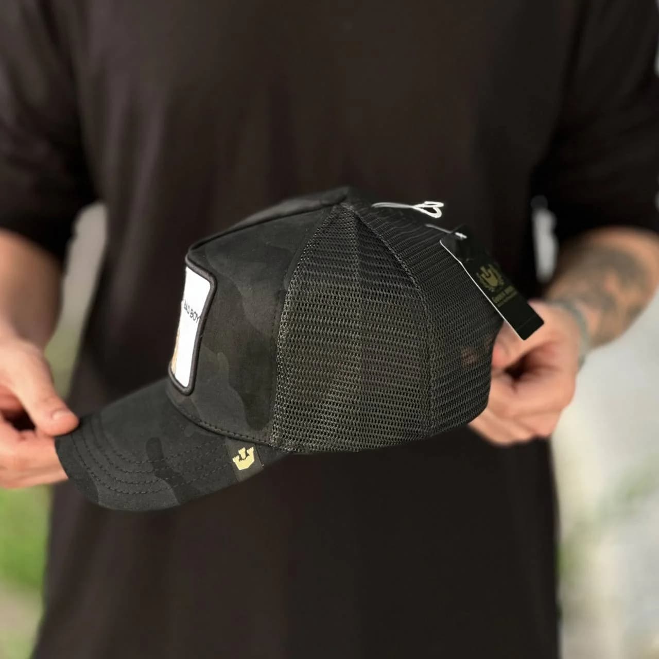 کلاه گورین bad boy جیر چریکی — تصویر ۳