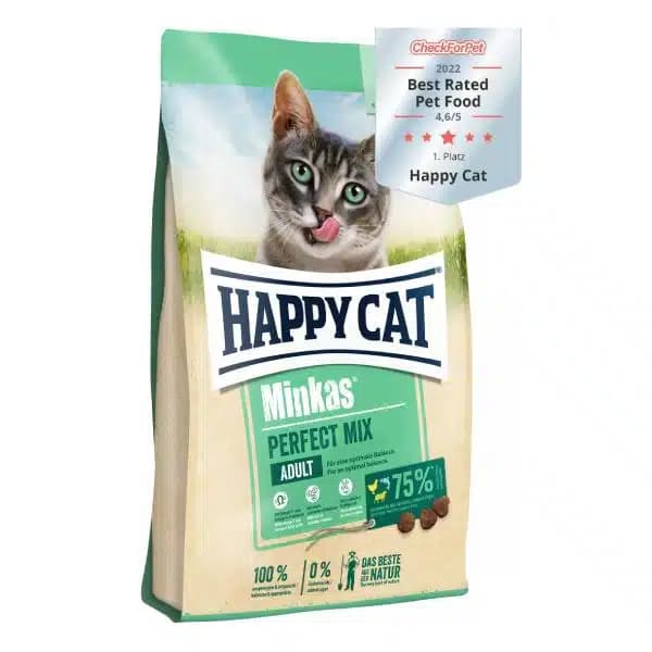 غذای گربه هپی کت میکس مینکاس Minkasmix Happycat وزن 10 کیلوگرم