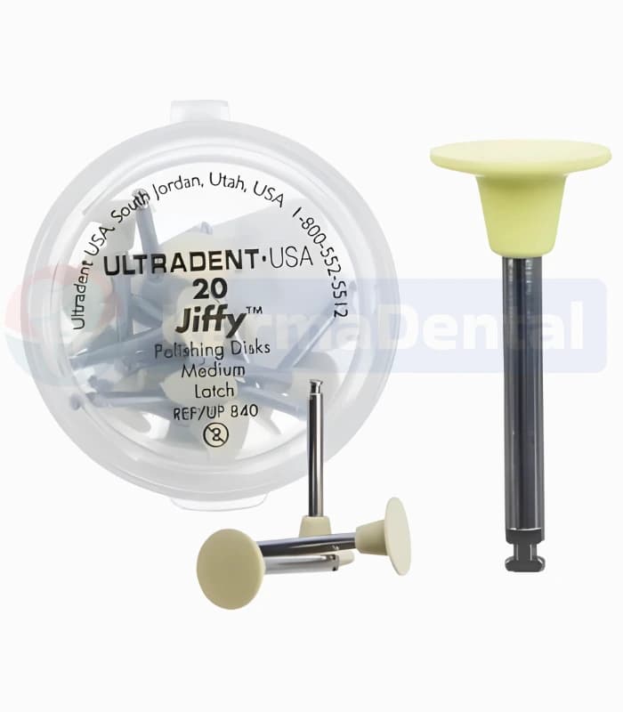 کیت مولت پرداخت اولترادنت 20 عددی متوسط – Ultradent Jiffy Polishers Medium