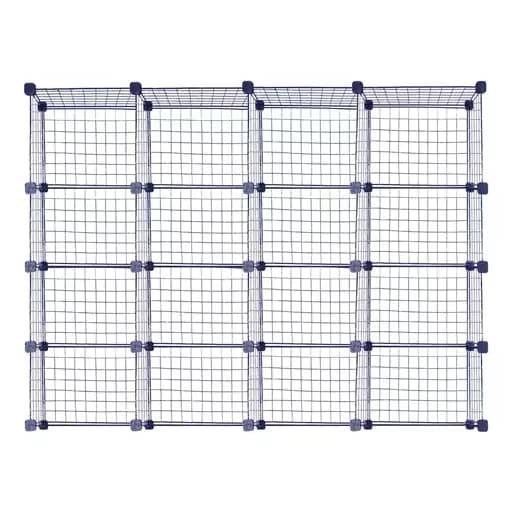 ست قفسه مشبک چهار طبقه در چهار ردیف سایز 32×32 مبلمان فرنا مدل 1123259