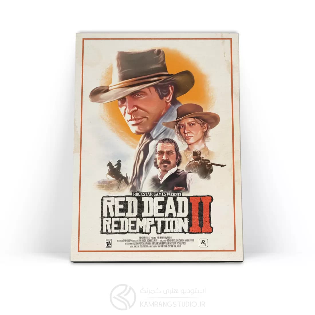 تابلو شاسی رد دد ردمپشن طرح 10 Red Dead Redemption