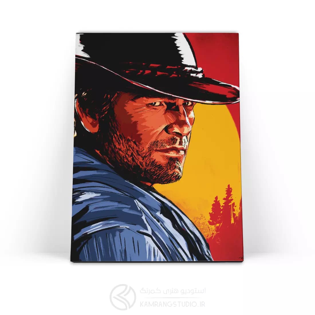 تابلو شاسی رد دد ردمپشن طرح 9 Red Dead Redemption