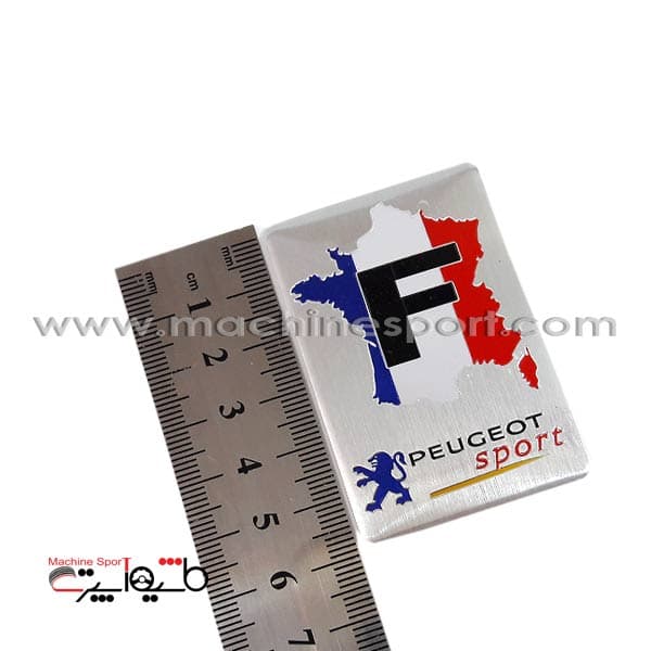 آرم برای پژو اسپرت با طراحی پرچم فرانسه PEUGEOT sport — تصویر ۳