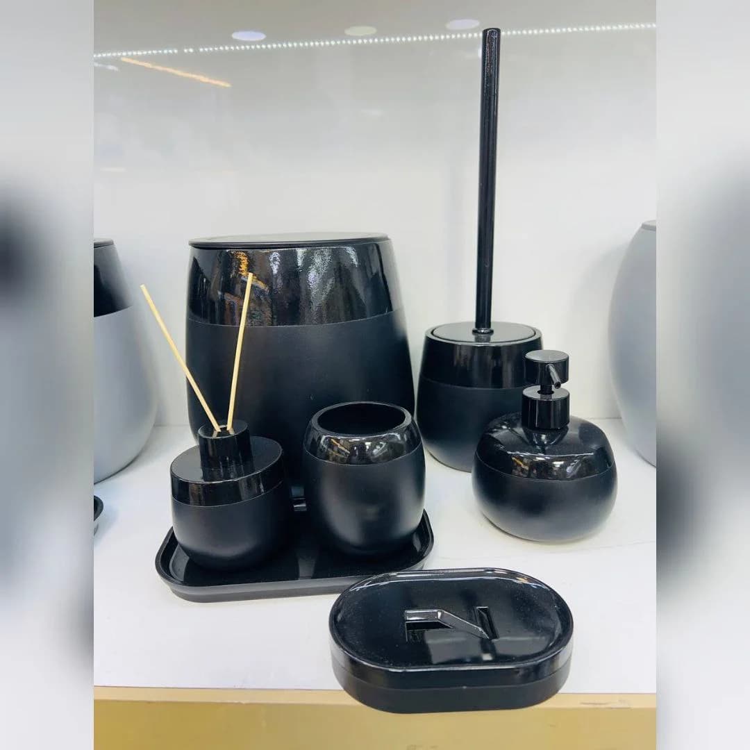 ست سرویس بهداشتی 7 پارچه جنس کورین سخت شکن کد 1752 — تصویر ۲